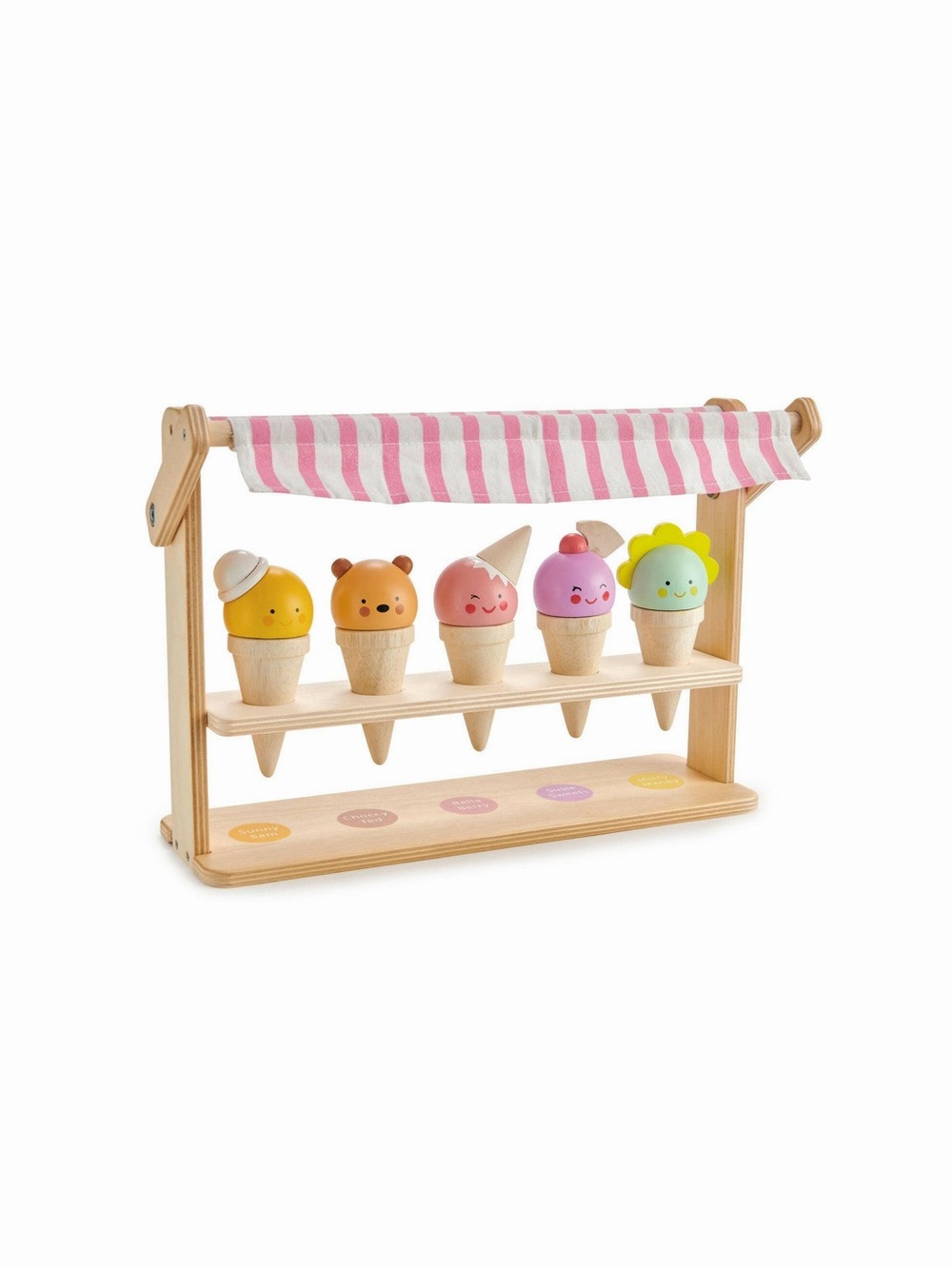 Tender Leaf Scoops and Smiles Ice Cream Wooden Play Set